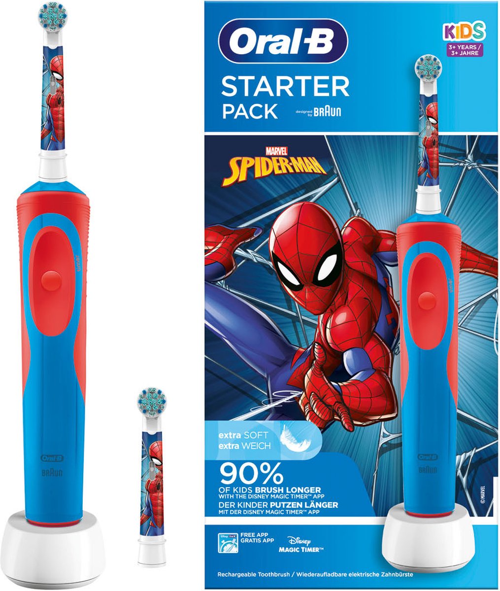 Spiderman elektrische kinder tandenborstel